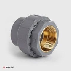 ABS Female Brass x Nut Composite Union | ABS Fittings | epco Plastics