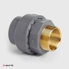 ABS Male Brass x Nut Composite Union | ABS Fittings | epco Plastics