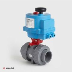 ABS Plain Electrically Actuated Ball Valve 110-240V | ABS Valves | epco Plastics