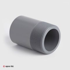ABS Plain x Threaded Nipple | ABS Fittings | epco Plastics