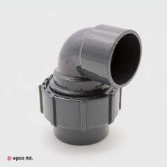 U-PVC 90 Elbow - Compression x Inch Socket