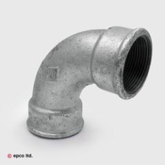 Malleable Iron Female Threaded 90° Bend - Nr. 2