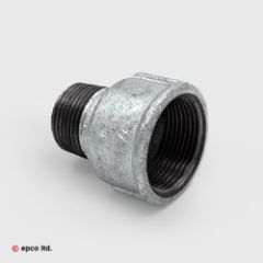 Malleable Iron Female Threaded x Male Threaded Nipple Socket - Nr. 246