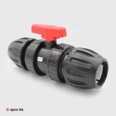 PP Ball Valve Compression Ends