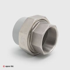 Stainless Steel Female Composite Union x C-PVC