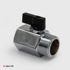 Brass Female Threaded x Male Threaded Mini Ball Valve