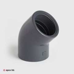 U-PVC Threaded 45 Degree Elbow