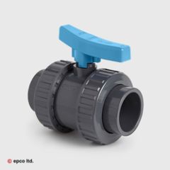 U-PVC Standard Double Union Ball Valve Plain