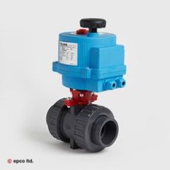 U-PVC Plain Electrically Actuated Ball Valve - 110-240V