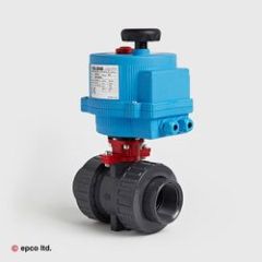 U-PVC Electrical Ball Vale | U-PVC Valves | epco Plastics