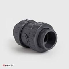 U-PVC Plain Foot Valve - Double Union