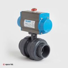 U-PVC Pneumatic Ball Valve | U-PVC Valves | epco Plastics