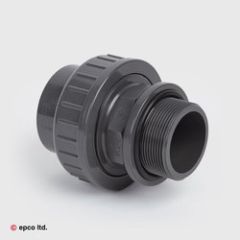 U-PVC Plain x Threaded with Oring Union