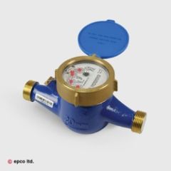Water Meter Brass Threaded Multi Jet