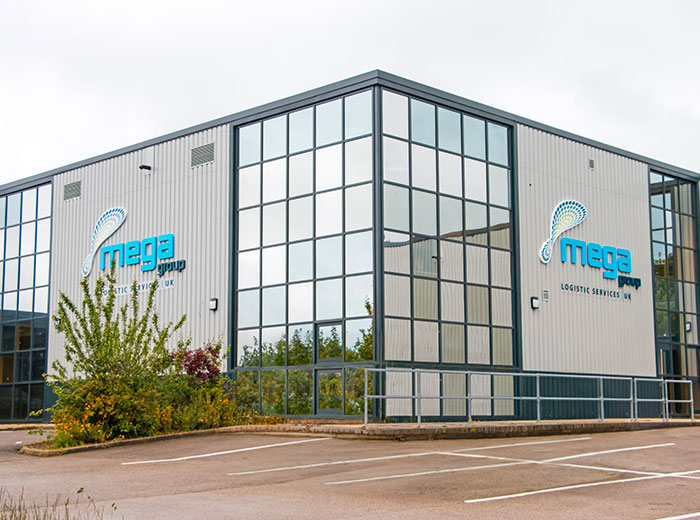 megagroup logistic services distribution centre in leeds uk
